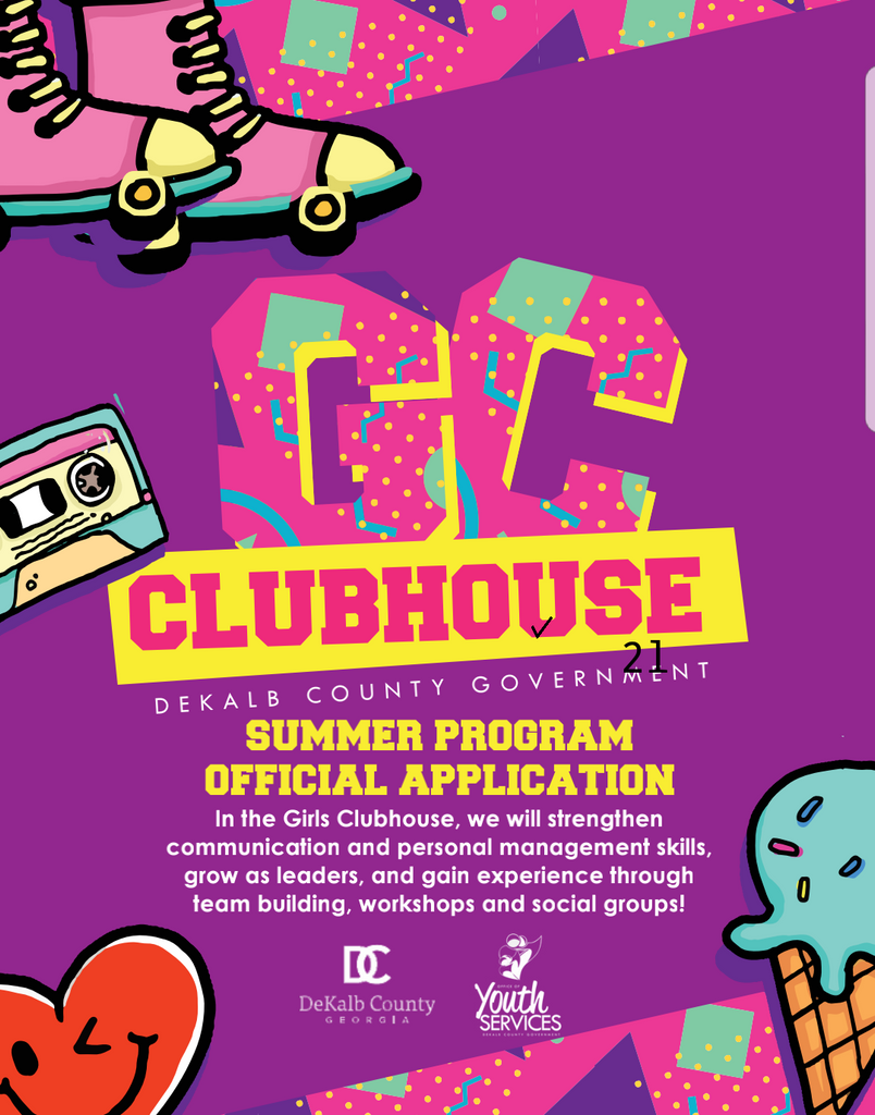 FREE Summer Camp For Teenage Girls residing in Dekalb County