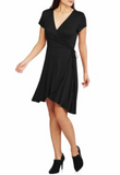 Women's Easy Knit Wrap Dress