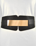 High Waist Metal Buckle Belt