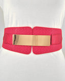 High Waist Metal Buckle Belt